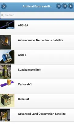 Artificial Earth satellite android App screenshot 11