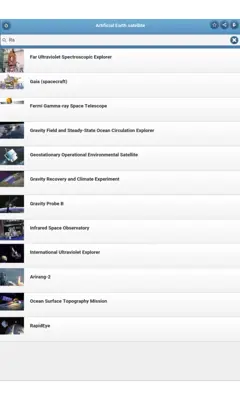 Artificial Earth satellite android App screenshot 4