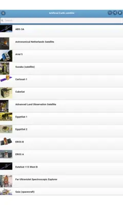Artificial Earth satellite android App screenshot 7